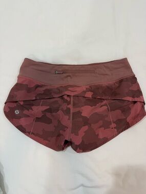 lululemon Women's Camo Speed Up Shorts